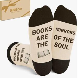 Stocking Stuffers for Women Funny Socks Book Lovers Gifts for Readers Novelty